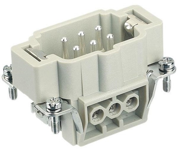 Harting Han E 06 pos male insert screw 09330062601