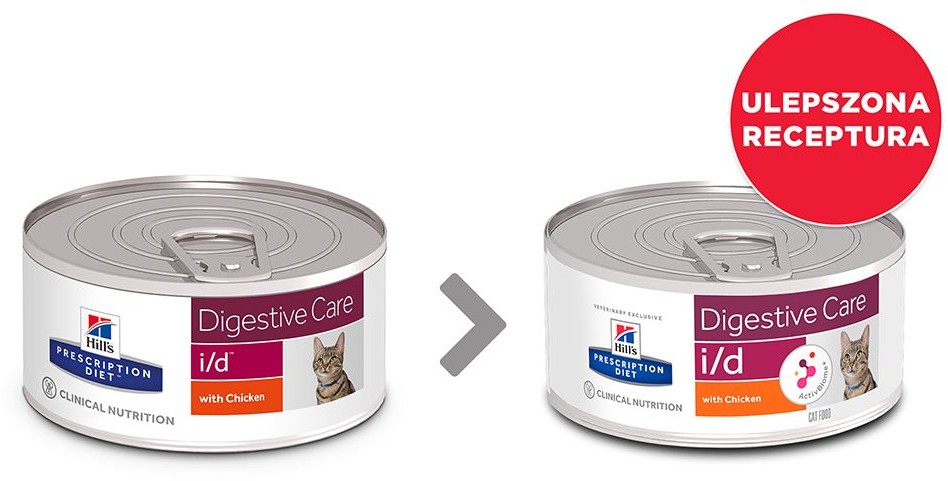 Hill`s Prescription Diet Prescription Diet Feline i/d Digestive Care, kurczak - 24 x 156 g