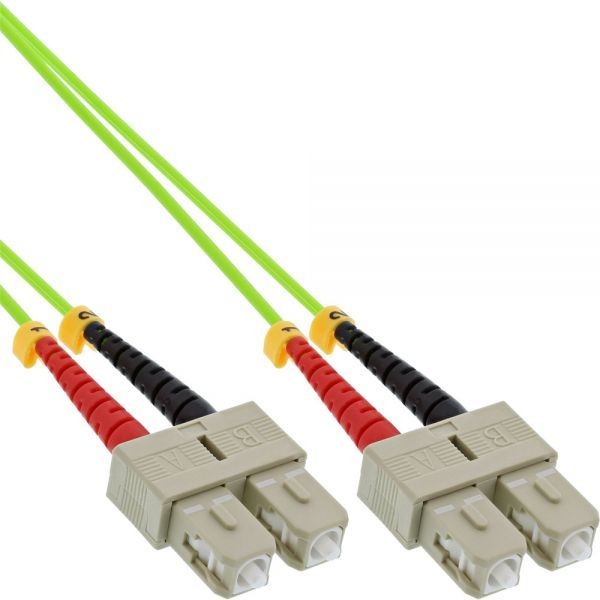 InLine Patchcord światłowodowy Duplex SC/SC 50/125m OM5 1m 83501Q 83501Q