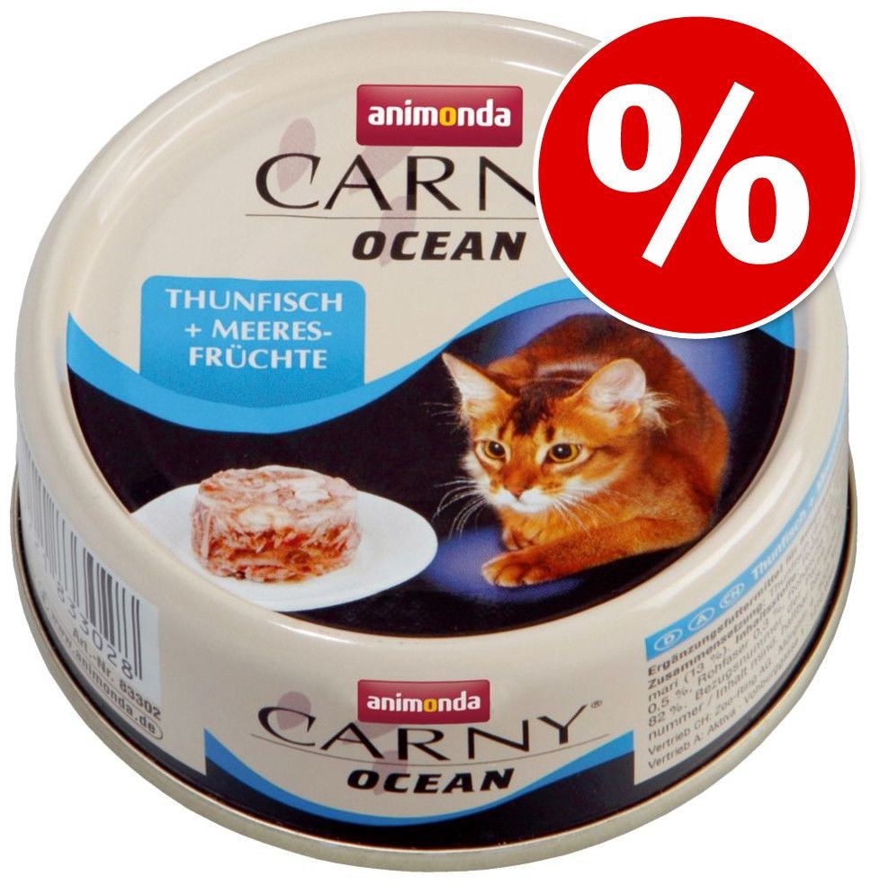 Animonda Carny Carny Ocean, 24 x 80 g - 4 smaki, mieszany pakiet II