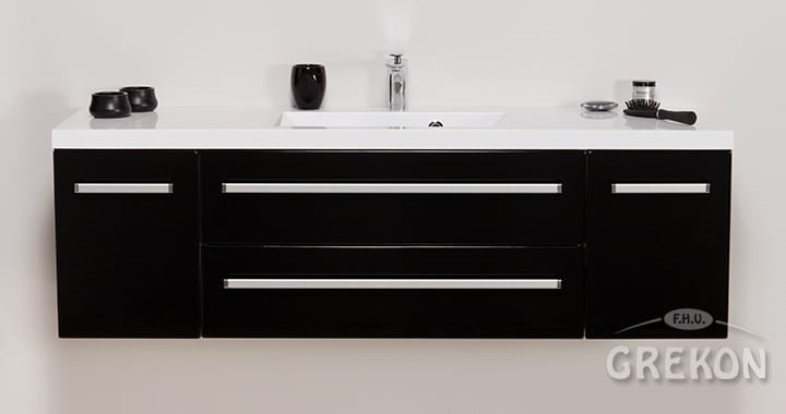 Gante Szafka wisząca z umywalką 140/39C Clever seria Fokus C FKS-C-U140/39C Clever