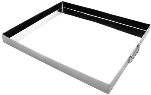 Ibili Geo 652640 taca, ze stali nierdzewnej, 40 x 30 x 3,5 cm 652640