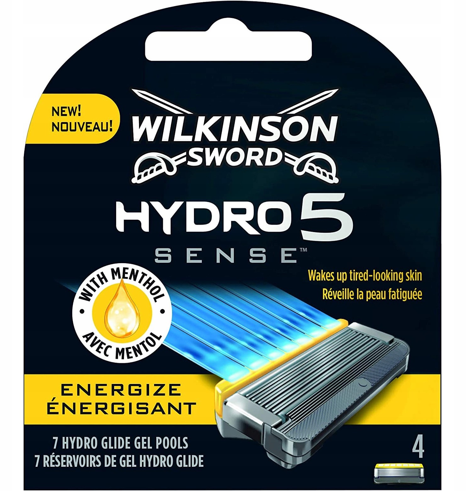 Wilkinson 4x Wkłady Nożyki Hydro 5 Sense Energize