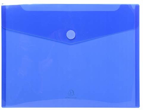 Exacompta Exacompta 56420e worek z 5 skoroszytami A4 z zapięciem na rzepy, 24 x 31,5 różnych kolorów 56420E