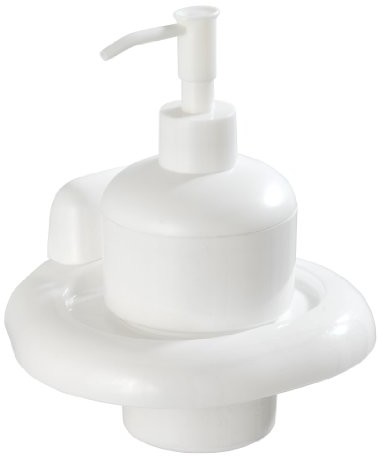 Wenko WENKO 17944100 dozownik mydła Pure, pojemność: 0.25 L, ABS (tworzywo (ABS), 14.5 x 17.5 x 12 cm, biały 17944100