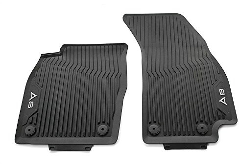 Audi AUDI 4 N1061501041 dywaniki gumowe przednie 2 X dywaniki gumowe maty we wszystkich warunkach Czarny 4N1061501041