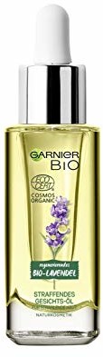 Garnier naturalny kosmetyk bio lawendowy ujędrniający olejek do twarzy, ujędrnia skórę i zapewnia promienną cerę, również dla skóry wrażliwej, 30 ml
