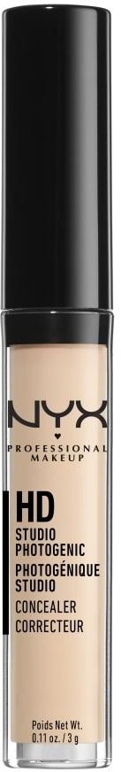 NYX Professional MakeUp Professional MakeUp HD Studio Photogenic Concealer korektor w płynie CW 01 Porcelain 3g