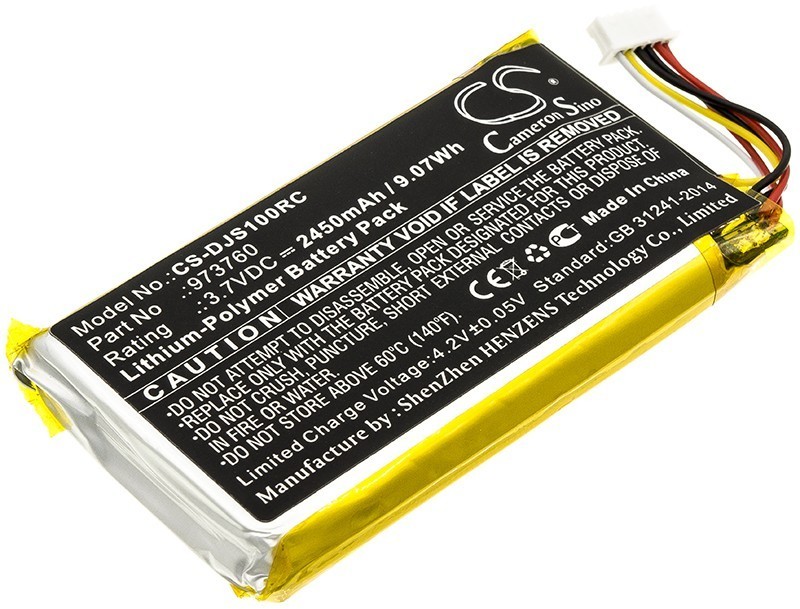 DJI Cameron Sino Spark Controller 973760 2450mAh 9.07Wh Li-Polymer 3.7V Cameron Sino)