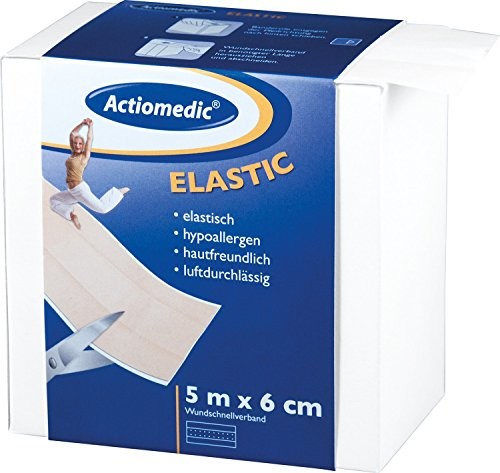 Actiomedic Elastic plaster skóry kolory 6 cm X 5 m 134.020.05060