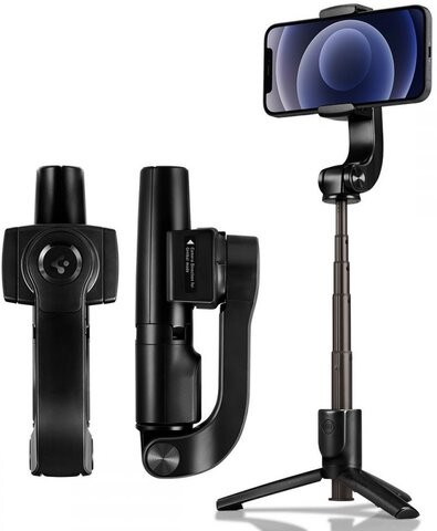 Spigen S610W GIMBAL WIRELESS SELFIE STICK BLACK AMP01862