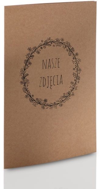 NA Mini-album kraft TS Nasze Zdjęcia dwa zdjęcia 15x23
