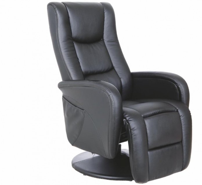 Halmar PULSAR recliner z funkcją masażu czarny
