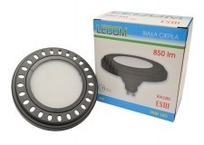 Ledom ES111 SMD 175-265V 9W 850lm 3000K biała ciepła czarna 249594