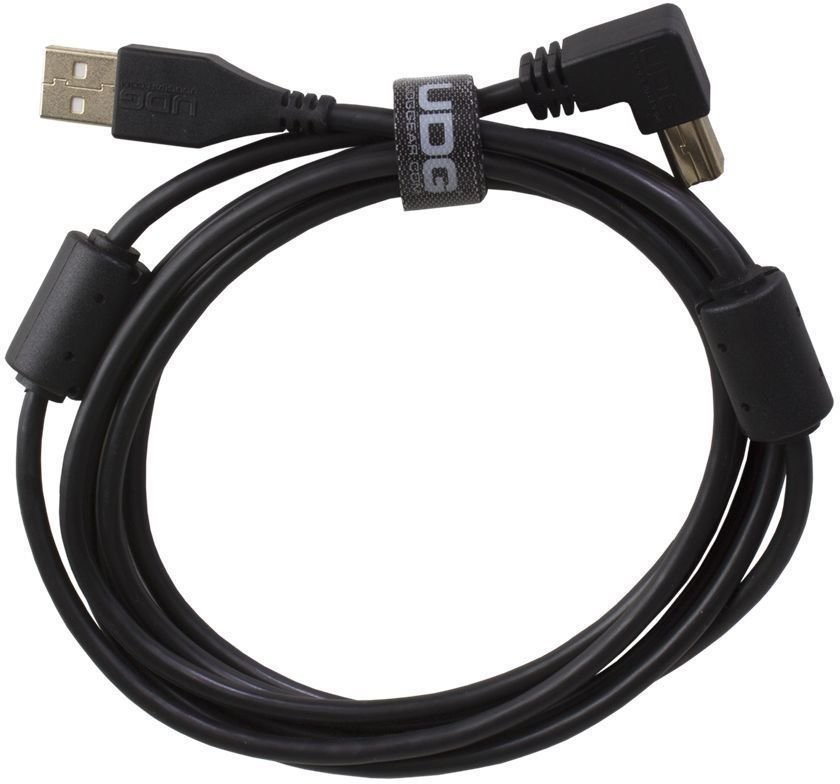 3M UDG UDG Ultimate Audio Cable USB 2.0 A-B Black Angled