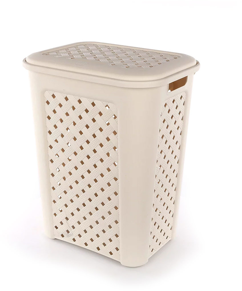 Tontarelli Kosz na pranie brudownik Arianna 50,7 l kremowy (030700361)