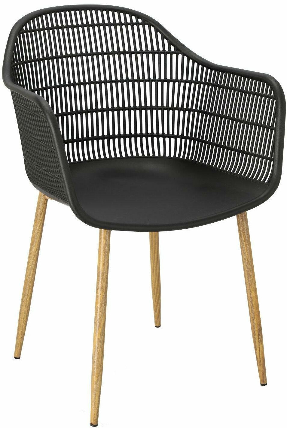 Simplet Krzesło Becker czarne/naturalne