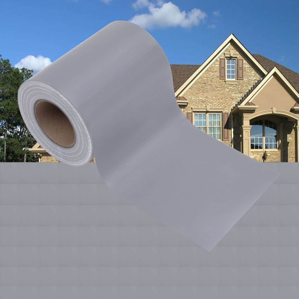 vidaxl Osłony na ogrodzenie, 4 szt., PVC, 35x0,19 m, jasnoszare, mat! 147872
