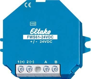 Eltako Funk-nadawania renderowania na warunki atmosferyczne danych się, FWS 61  24 V DC, 2719447
