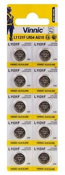 Vinnic bateria alkaliczna mini G10 AG10 189 LR1130 LR54 vinnic 10szt BMVI361