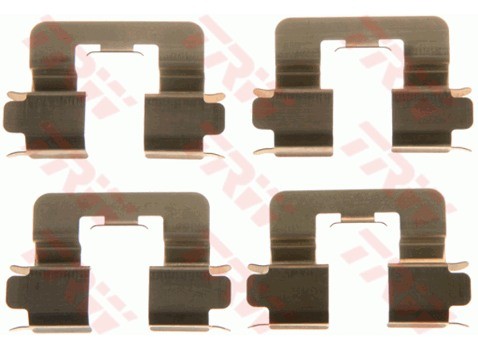 TRW Zestaw akcesoriów, klocki hamulcowe PFK581