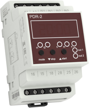 Doktorvolt Wielofunkcyjny cyfrowy przekaźnik czasowy  PDR-2A/UNI 3044 PDR-2A/UNI