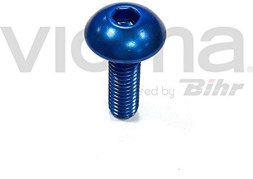 Pro-Bolt Pro-Bolt LFB516 aluminiowa śruba z łbem soczewkowym, M5 x 0,8 mm x 16 mm, czerwona LFB516