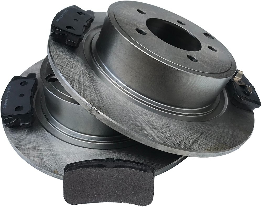 Tylne klocki + tarcze hamulcowe 302mm Dodge Caliber SRT 2,4 Turbo 53043+PMD868