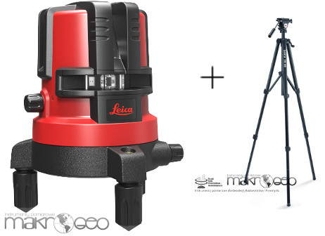 Leica Laser krzyżowy Lino L4P1 + statyw korbowy TRI100 783712