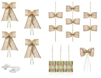 Party Deco Zestaw dekoracji samochodowych Kokardki 5 elem ZDS5