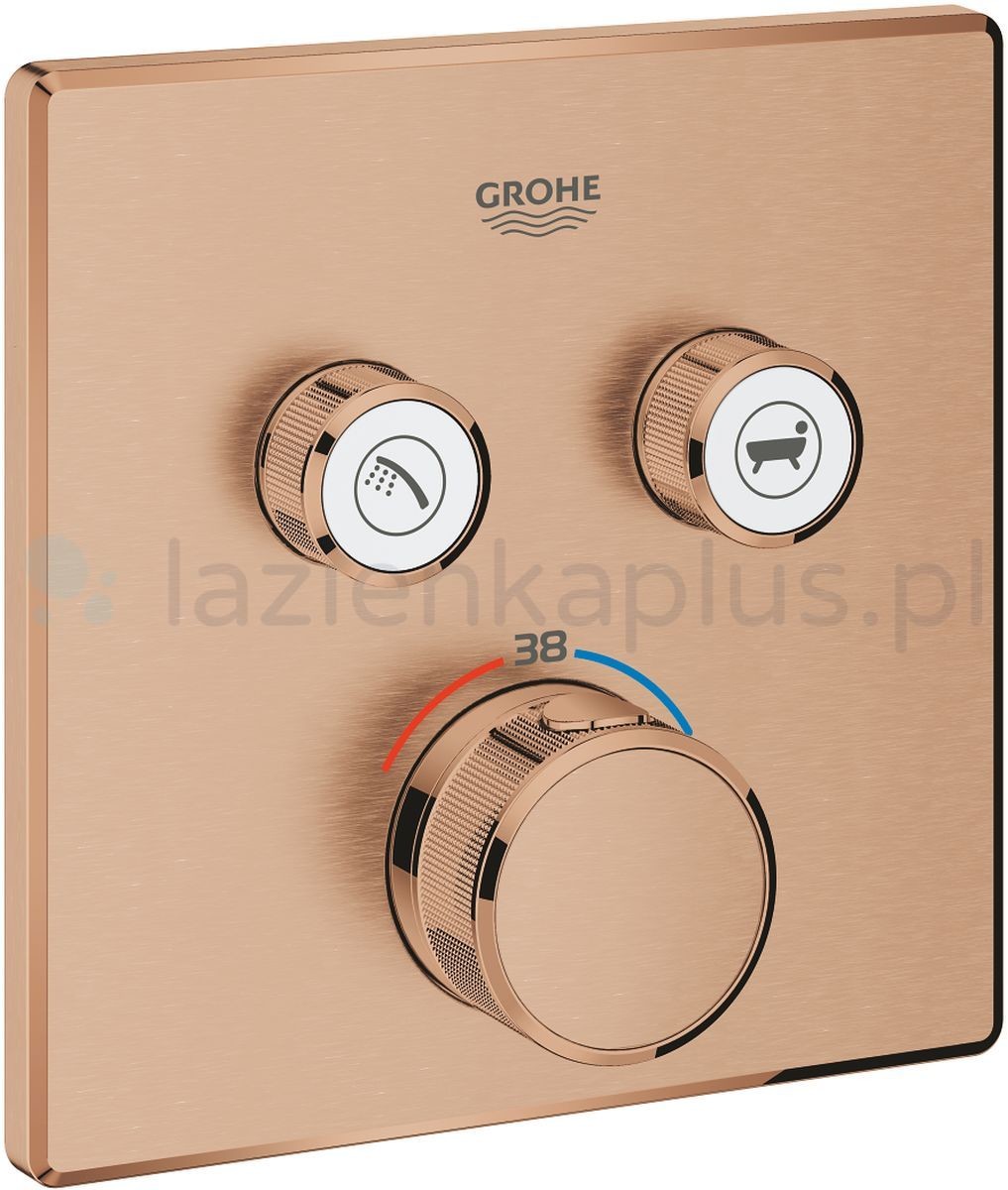 Grohe Grohtherm SmartControl bateria wannowo-prysznicowa podtynkowa inny 29124DL0