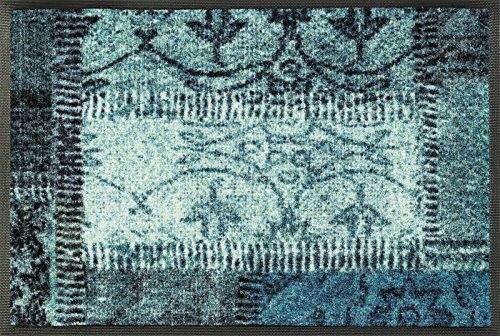 Wash&Dry Wycieraczka wash + dry Vintage poprawek turkusowy 88721