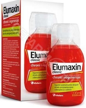 AFLOFARM Elumaxin Classic płyn do płukania jamy ustnej 220 ml