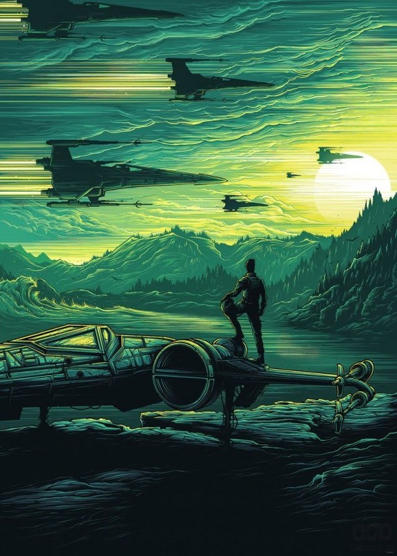 Komar Fototapeta Star Wars X-Wing Assault Takodana IADX4-028 IADX4-028_opcje