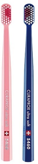 Curaden CS 5460 Love Dwupak - Szczoteczka do zębów, super miękka, 2 szt.