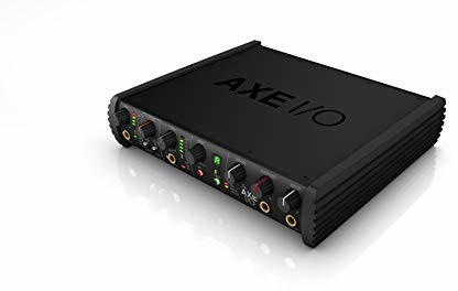 IK Multimedia IK Multimedia AX E/A  interfejs audio, 2 wejścia/5 wyjść, formatowanie dźwięku gitarowego, zakres dynamiki 117 dB, zakres częstotliwości 3 Hz, wydajne aplikacje w zestawie IP-INT-AXEIO-IN