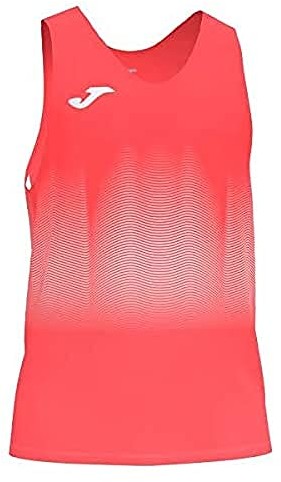 Joma Męska koszulka do biegania Elite Vii bez rękawów. pomarańczowa koralowy neonowy S 101522.040