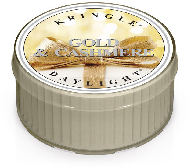 Kringle Candle Gold & Cashmere, świeca zapachowa daylight, 1 knot