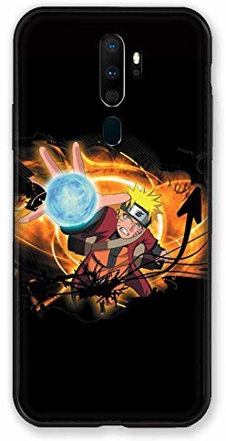 Cokitec Pokrowiec ochronny na Oppo A9 (2020), Manga Naruto, czarny 87313