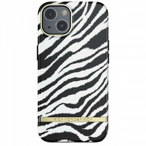 Richmond & Finch Emerald Zebra iPhone 13, białe 7350111351946