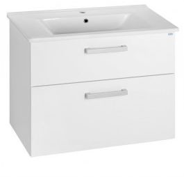 Aqualine VEGA szafka umywalkowa 100cm, 2 szuflady, biała VG103