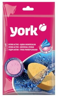 York Gąbka HydroActive Różowy
