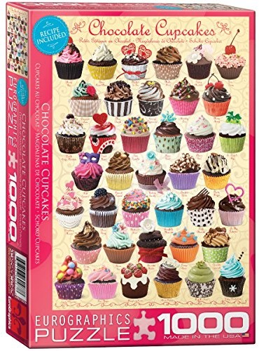 Eurographics puzzle 1000 PC Chocolate Cupcakes New (eg60000587)