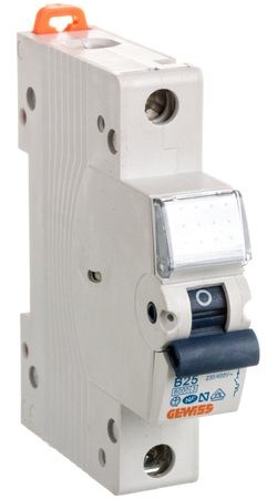 LEGRAND GEWISS nadprądowy 1P B 25A 6kA GW92209