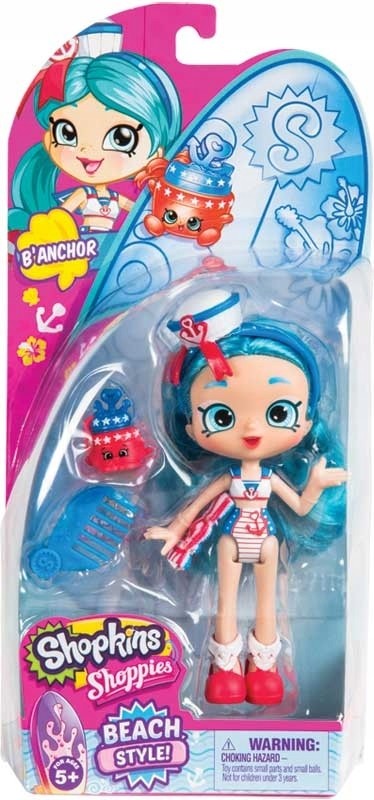 Shopkins Shoppies Lalka B'anchor Plażowy Styl