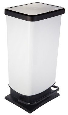 Rotho Kosz na śmieci Paso z pedałem 40 l 35x29x67 cm biały 20 lat gwarancji producenta +