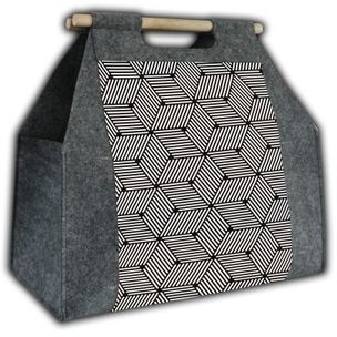 BERTONI Bertoni Torba na drewno kominkowe CUBE NS05