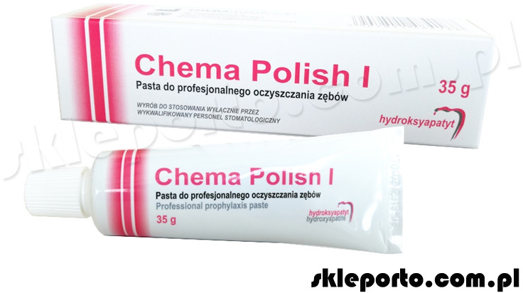 Chema Chema Polish 1 - pasta do oczyszczania koron i szyjek zębów, szczoteczkami maszynowymi lub gładzikami