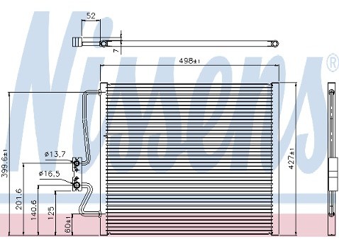 NISSENS Skraplacz, klimatyzacja 94210