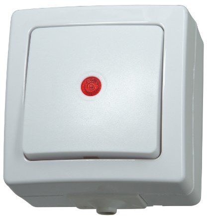 Kopp 566302004 przycisk żaluzjowy została natynkowy Nautic do pomieszczeń wilgotnych 566302004